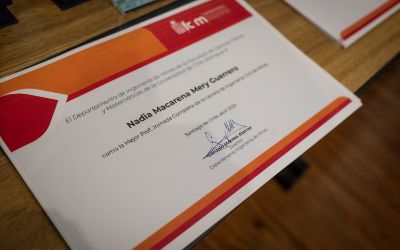 Mejor Profesora Jornada Parcial, Nadia Mery.